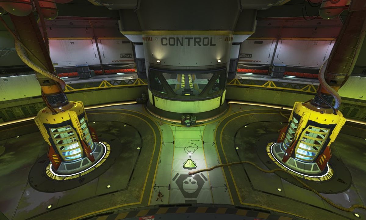 El nuevo mapa de control de Apex Legends incluye este lugar dentro del laboratorio de Caustic.