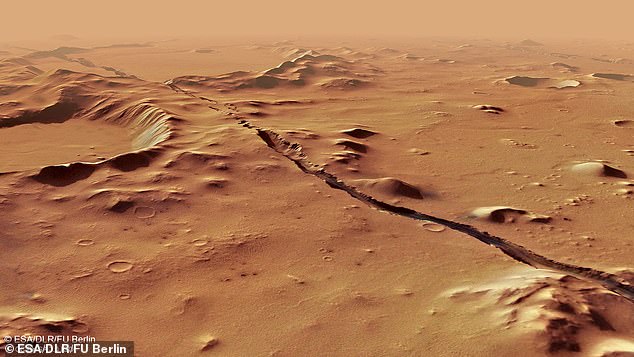 Usando dos métodos no convencionales, recientemente aplicados a la geofísica, los expertos han detectado 47 nuevos eventos sísmicos provenientes de un área en Marte llamada Cerberus Fossae (en la foto)