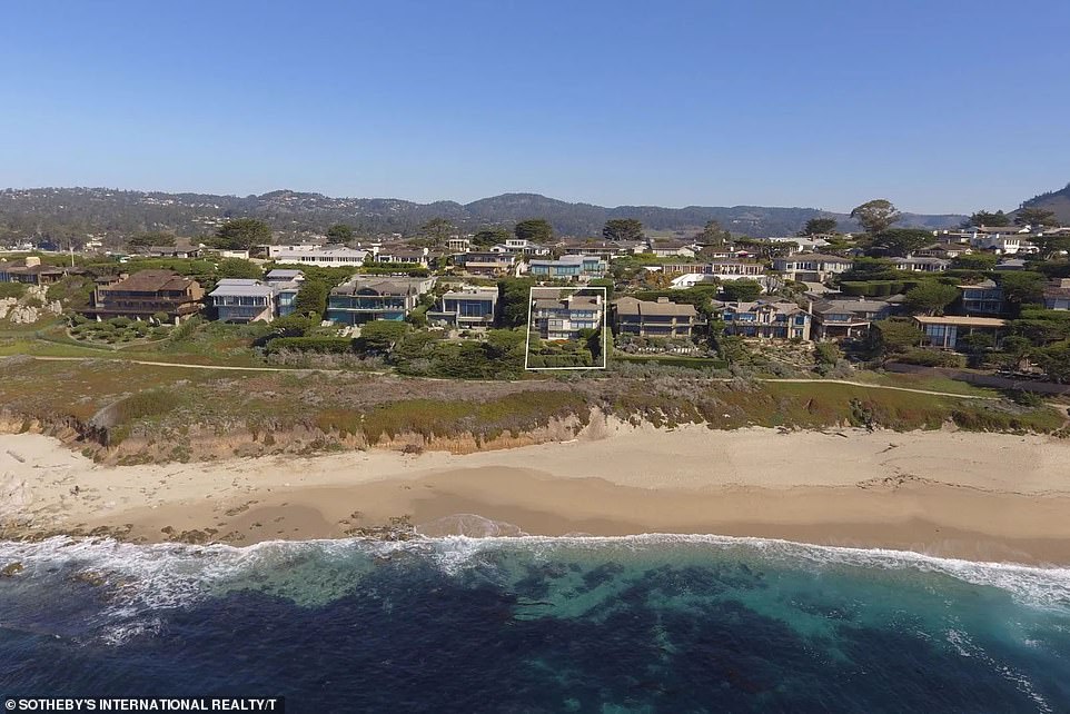 Vistas: la casa de Betty se puede ver en una vista aérea desde el Océano Pacífico
